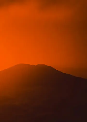 orange landscape mad max theme